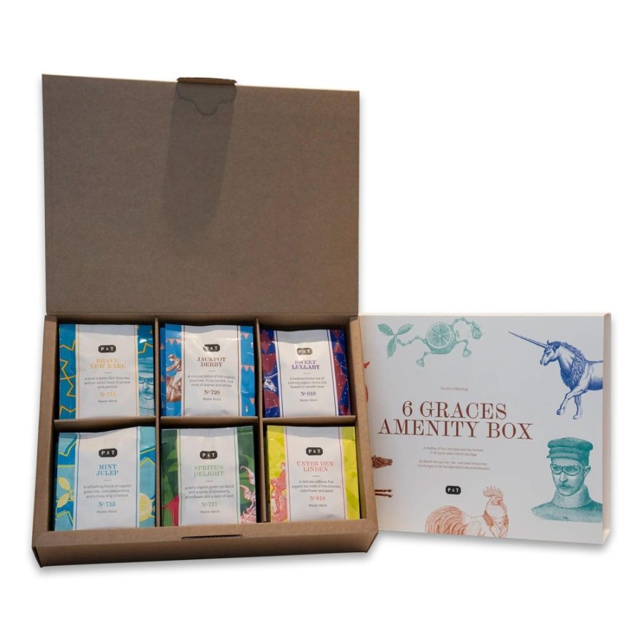 New paper tea Six Graces Amenity Box - Mixed Selection