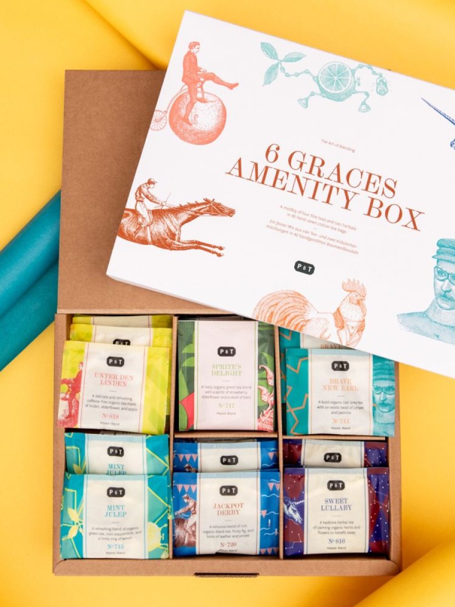 New paper tea Six Graces Amenity Box - Mixed Selection