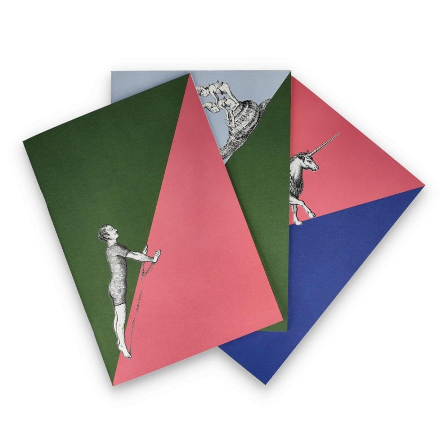 Hot paper tea Notebooks A4 Masterblend Colorblocking 3Er Set