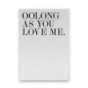 Online paper tea Art Print A4 Origin Typo As You Love Me