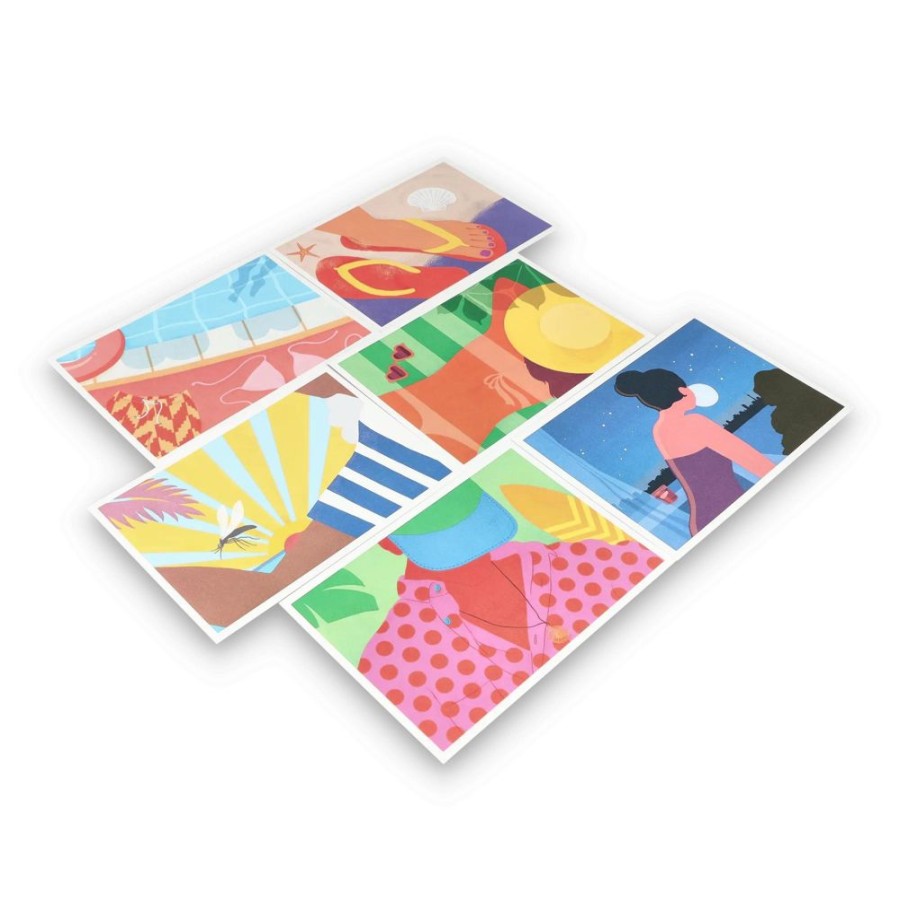 Wholesale paper tea Greeting Cards Eistee 6Er Set