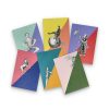 Hot paper tea Greeting Cards Masterblend Colorblocking 6Er Set