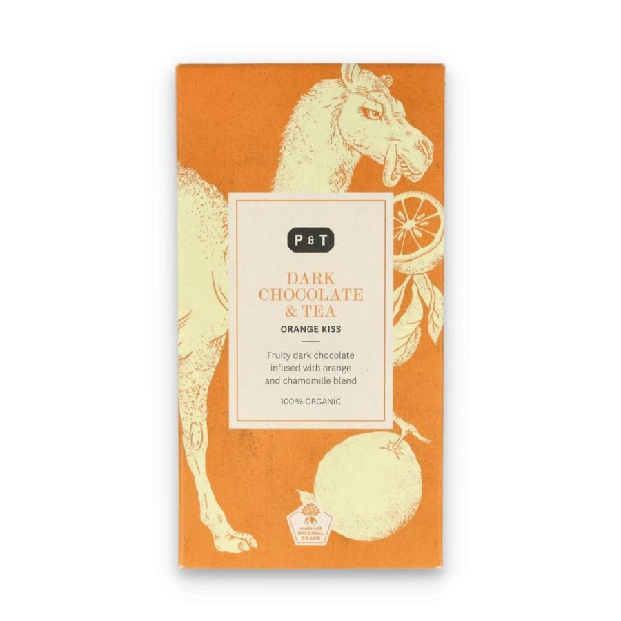 Online paper tea Dark Chocolate & Tea - Orange Kiss